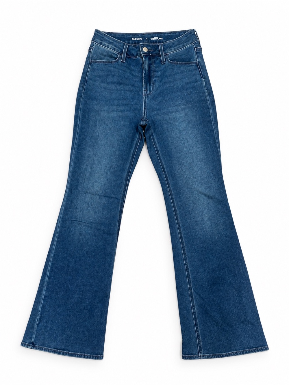 Old Navy High-Rise WOW Flare Jeans Medium Wash Size 0